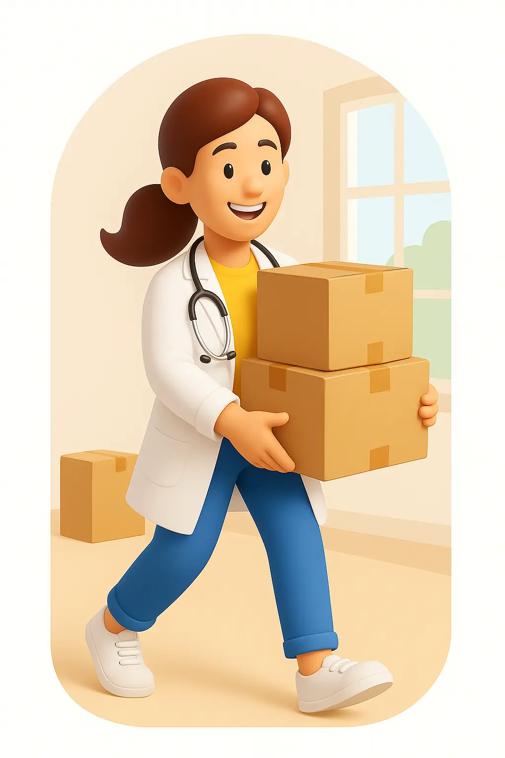 Physician moving into home